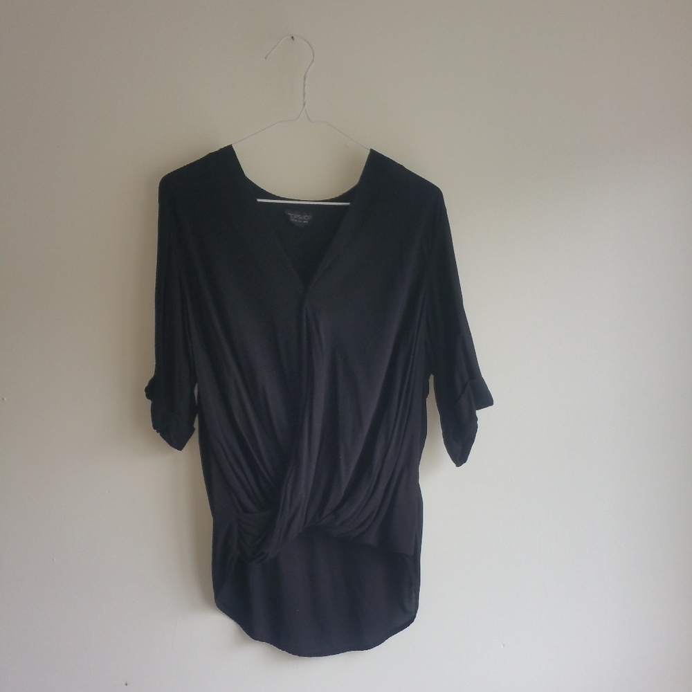 Topshop draped top